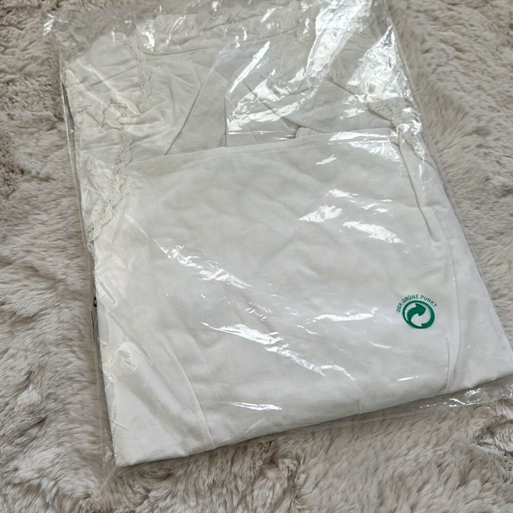 St. Roche 100% Organic Cotton Clair Top Milky White Size 6 - Picture 7 of 7